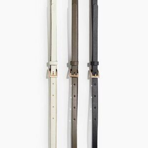 NWT H&M 3-pack Narrow Belts S